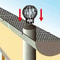 Roof Gutter Guard Cover With Drain Filter Stopper For Leaves And Debris Protection 2