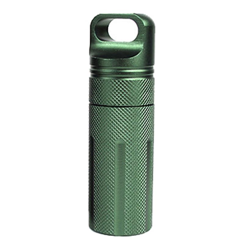 Waterproof Aluminum EDC Capsule Canister Portable Survival Storage 2