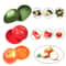Fruit Vegetable Shaped Refrigerator Crisper Storage Boxes Plastic Food Organizer Containers For Fr 6