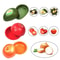Fruit Vegetable Shaped Refrigerator Crisper Storage Boxes Plastic Food Organizer Containers For Fr 6