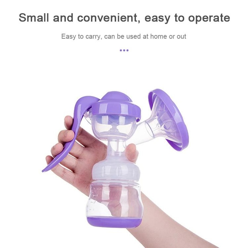 ComfortFlow Adjustable Manual Breast Pump With Gentle Massage Suction 8