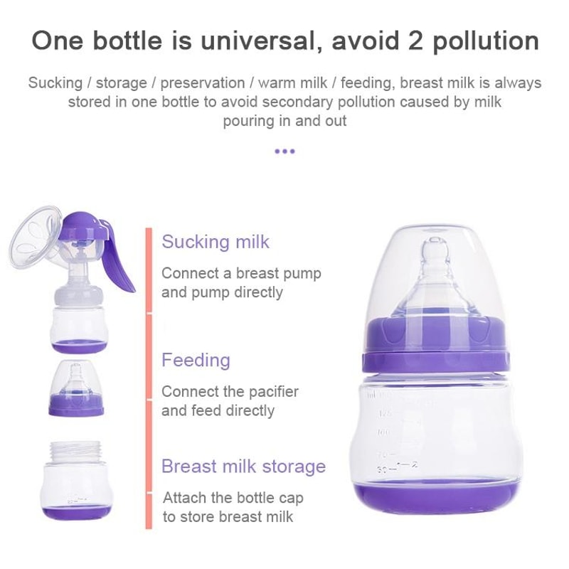 ComfortFlow Adjustable Manual Breast Pump With Gentle Massage Suction 5