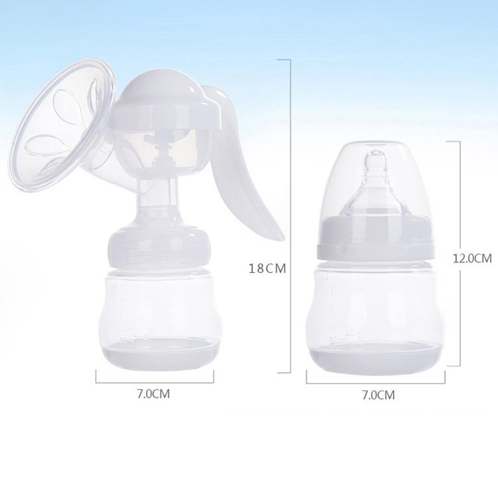 ComfortFlow Adjustable Manual Breast Pump With Gentle Massage Suction 12