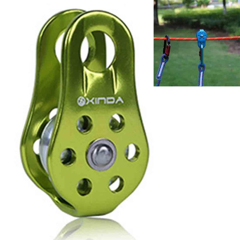 Aluminum Alloy Climbing Pulley For Rope Systems Lightweight Mountaineering Pulley Gear 2