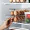 Stackable Egg Storage Box with Lid Refrigerator Egg Tray Organizer for Kitchen Fridge PET