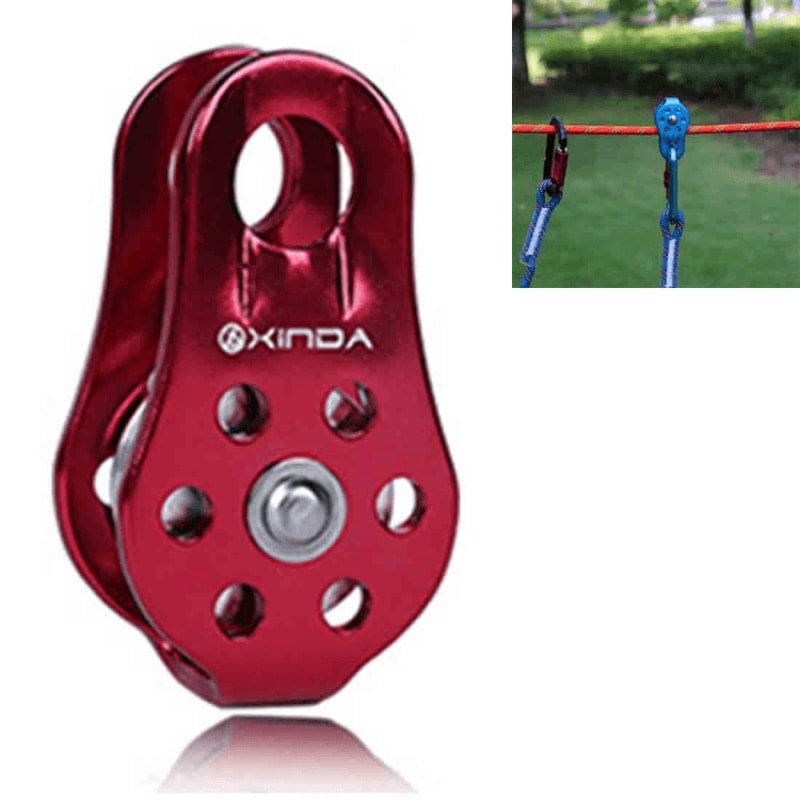 Aluminum Alloy Climbing Pulley For Rope Systems Lightweight Mountaineering Pulley Gear 8