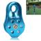 Aluminum Alloy Climbing Pulley For Rope Systems Lightweight Mountaineering Pulley Gear 4