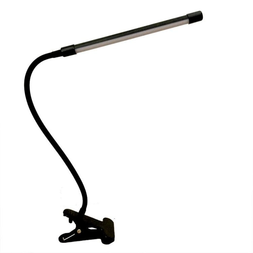USB ClipOn LED Desk Lamp With Flexible Gooseneck Adjustable Brightness For Reading And Work 1