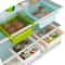 Multifunction Pull-Out Refrigerator Storage Rack & Fridge Freezer Drawer Organizer Shelf Holder