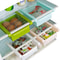Multifunction Pull-Out Refrigerator Storage Rack & Fridge Freezer Drawer Organizer Shelf Holder