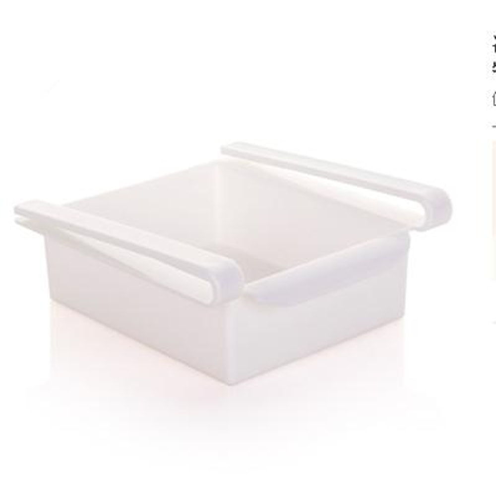 Multifunction Pull-Out Refrigerator Storage Rack & Fridge Freezer Drawer Organizer Shelf Holder