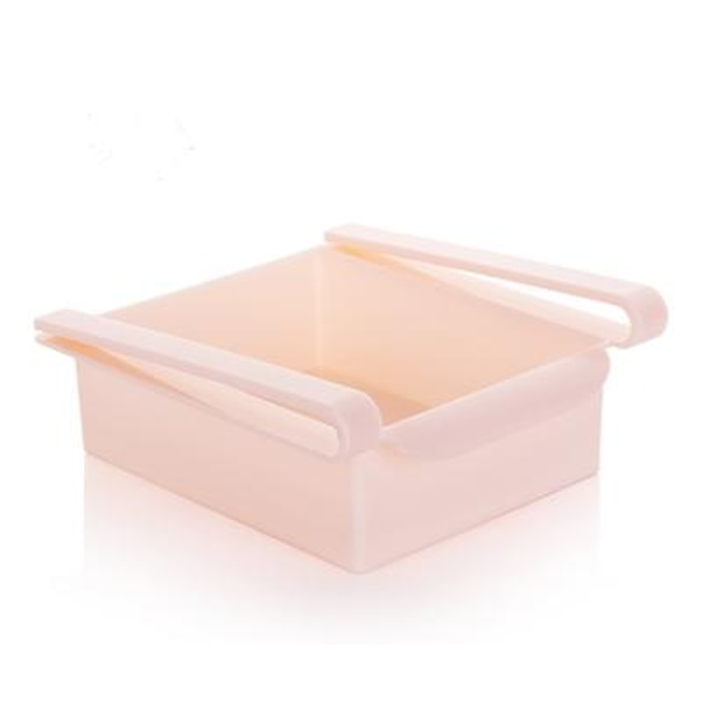 Multifunction Pull-Out Refrigerator Storage Rack & Fridge Freezer Drawer Organizer Shelf Holder