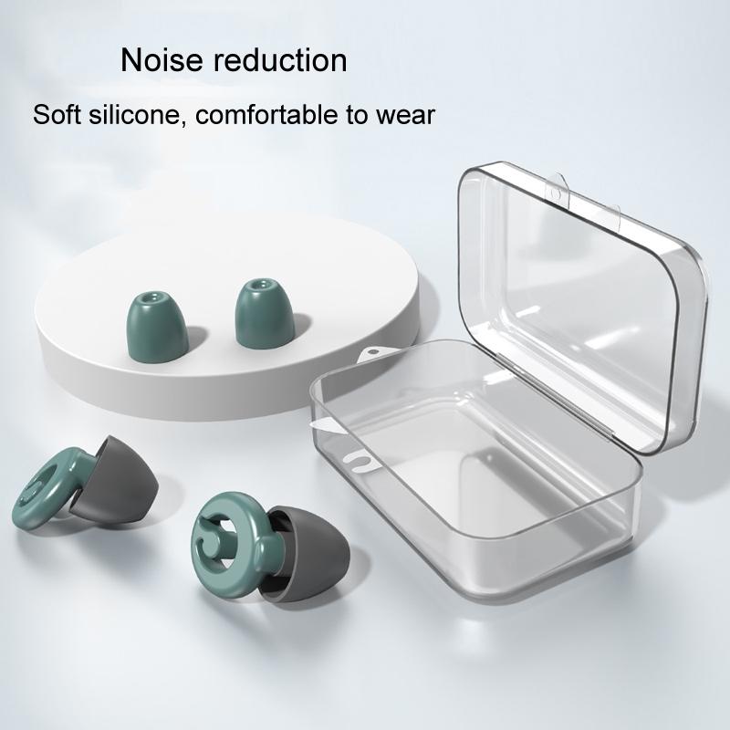 Silicone Noise Reducing Earplugs For Sleeping Swimming Waterproof Soundproof Comfort Fit 2