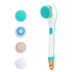 electric bath massage brush multi-function long-handled scrubbing device