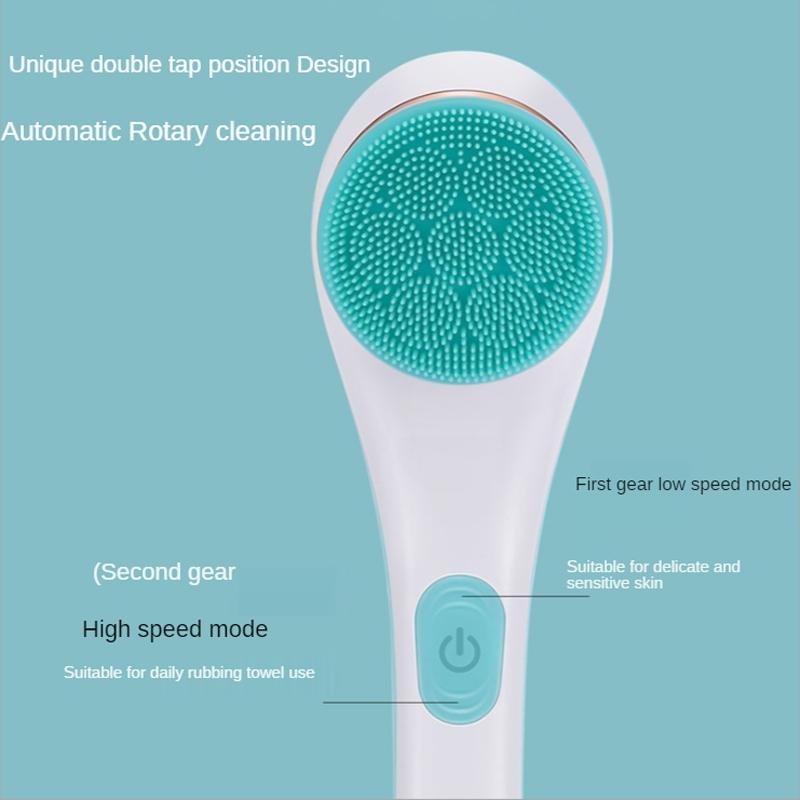 Electric Bath Massage Brush MultiFunction LongHandled Scrubbing Device 1