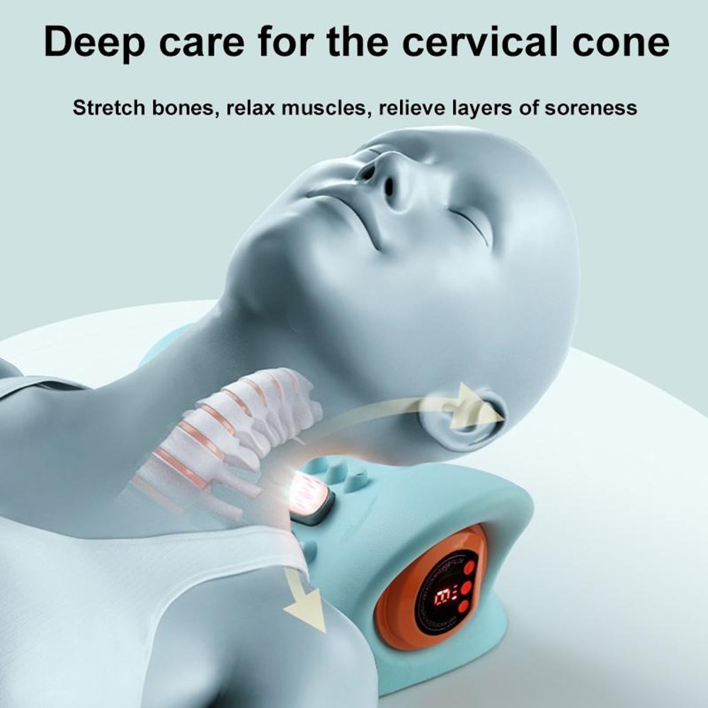 Smart EMS Neck Shoulder Massager With Heat For Deep Pain Relief 8