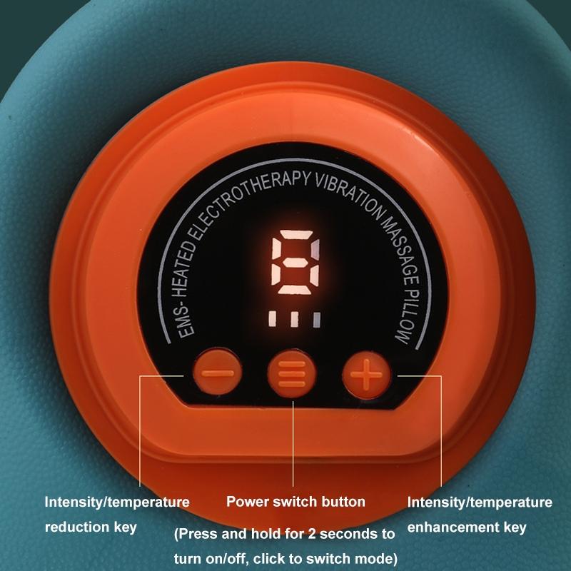 Smart EMS Neck Shoulder Massager With Heat For Deep Pain Relief 10