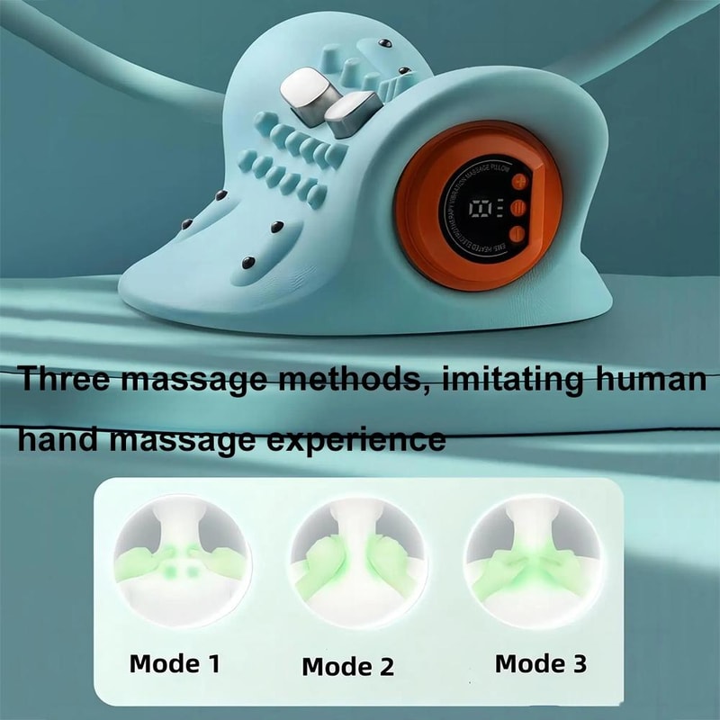 Smart EMS Neck Shoulder Massager With Heat For Deep Pain Relief 5