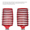 Curly Detangle Hair Brush For Salon Hairdressing Nylon Bristle Scalp Massage Comb Perfect For Women 4
