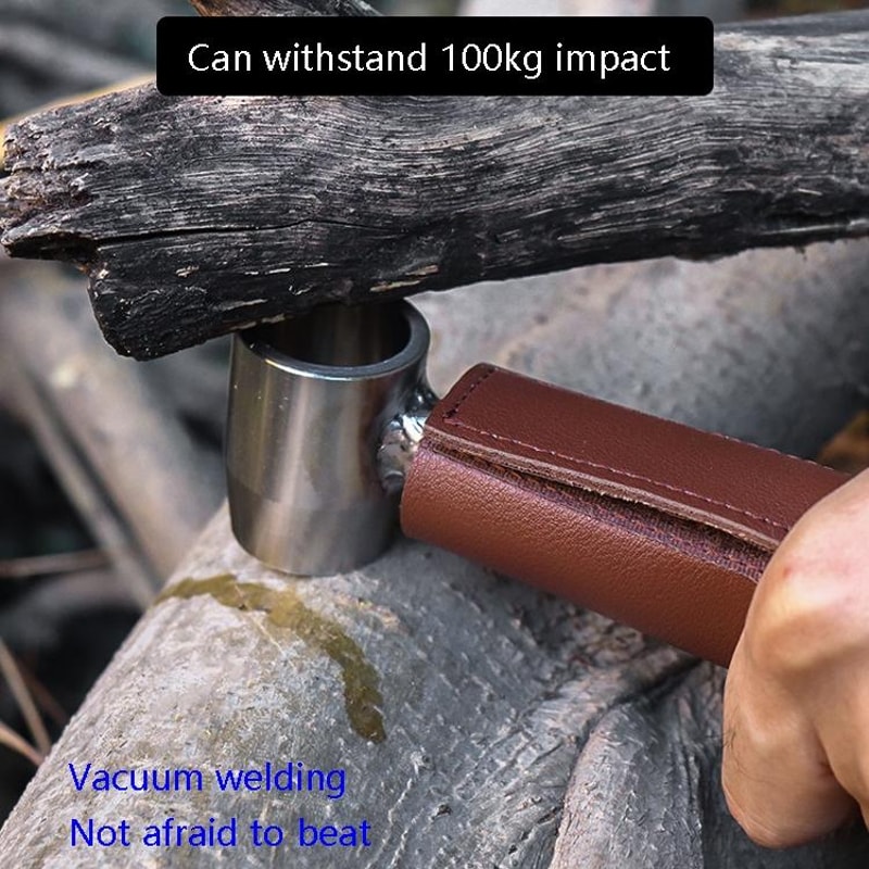 Steel Outdoor Survival Punch Drill Tool Set Durable Outdoor Survival Tool Hand Drill Bit For Bushc 8