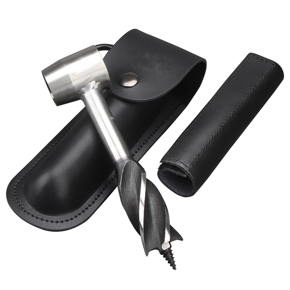 Steel Outdoor Survival Punch Drill Tool Set Durable Outdoor Survival Tool Hand Drill Bit For Bushc 6