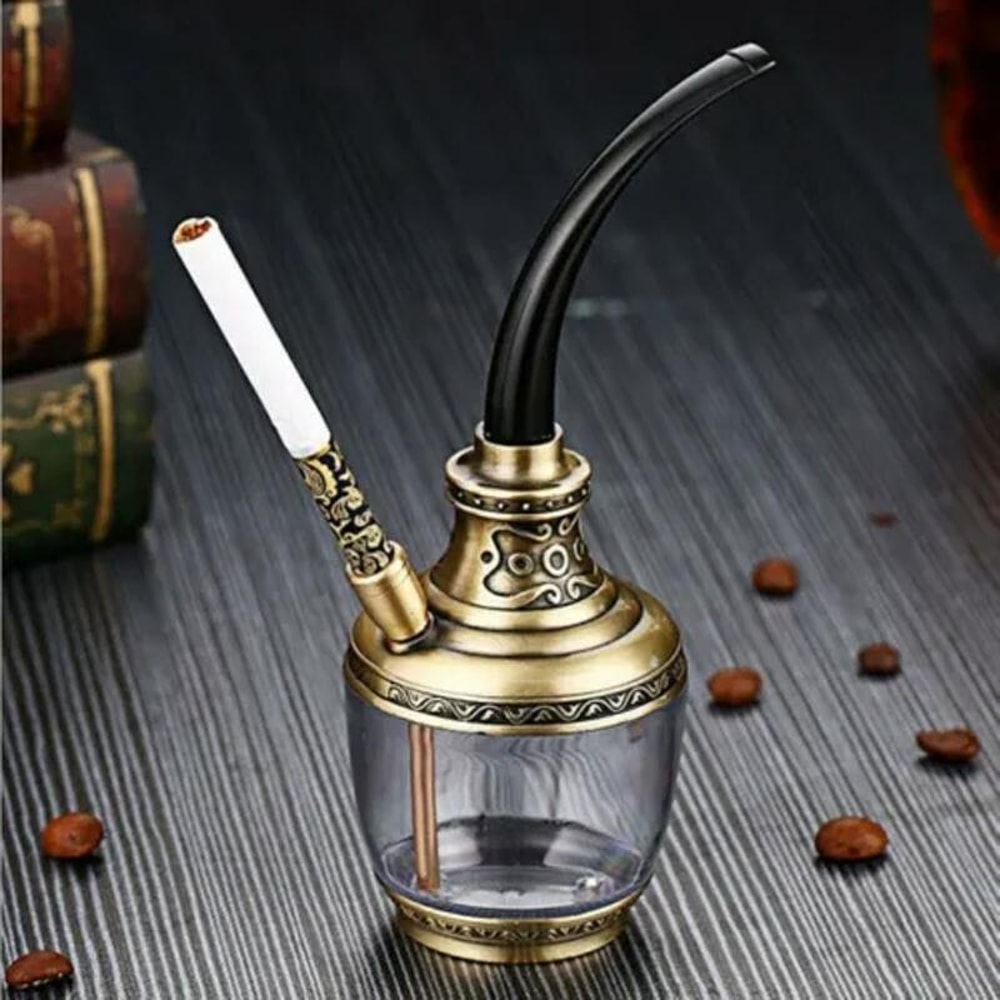 Portable Filtered Hookah Mini Set With Long Hose Dual Purpose Smoking Device 9
