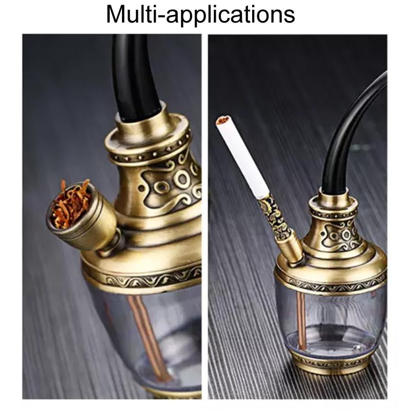 Portable Filtered Hookah Mini Set With Long Hose Dual Purpose Smoking Device 3