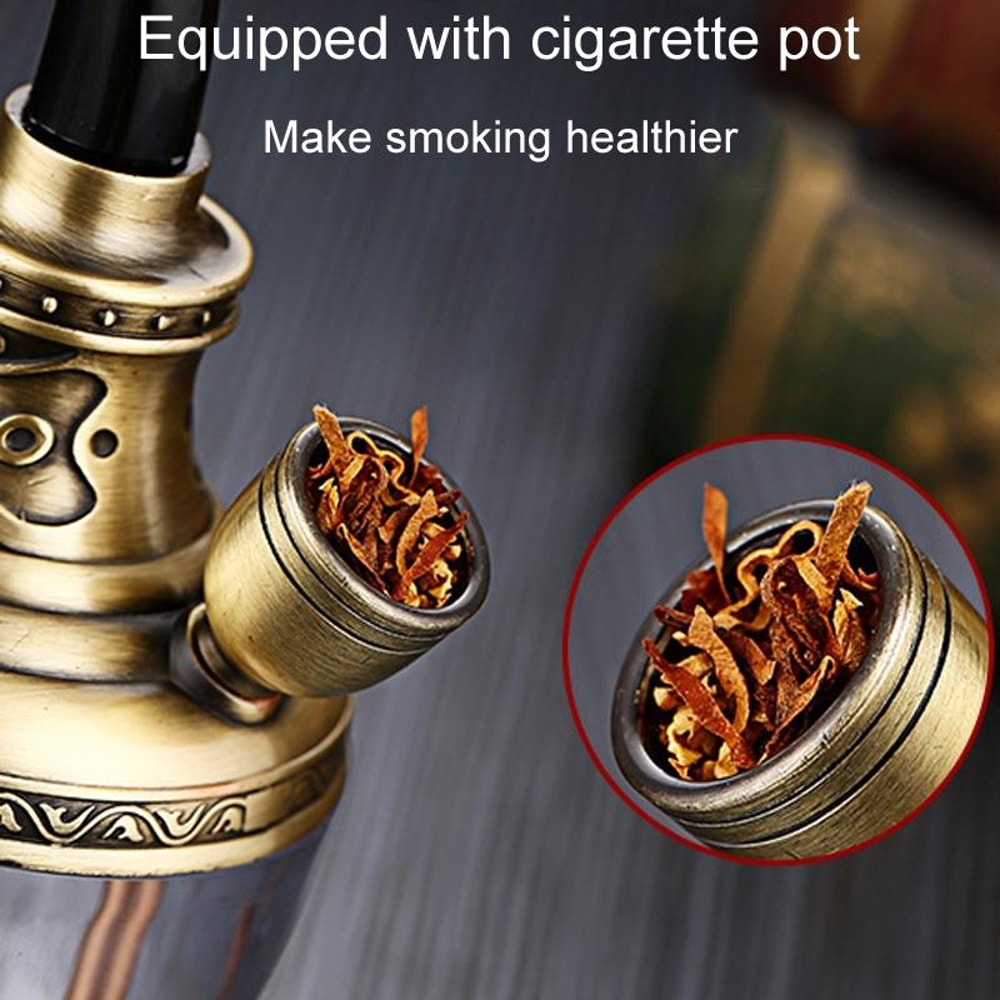 Portable Filtered Hookah Mini Set With Long Hose Dual Purpose Smoking Device 6