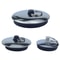 Rubber Sink & Bathtub Drain Stopper Plug Set Kitchen Bathroom Water Seal Plugs