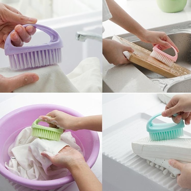 Soft Shoe Cleaning Brush and Laundry Cleaning Brush Set Multi Functional Bathroom Cleaning Brush