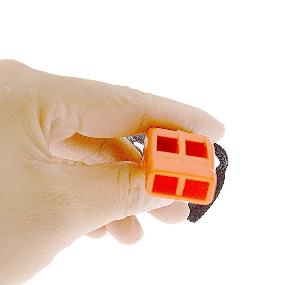 Premium Outdoor Dual Frequency Survival Whistle With Lanyard 6