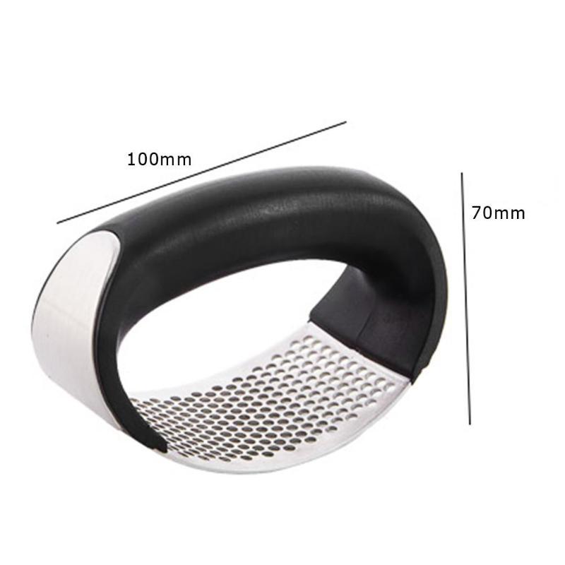 Stainless Steel Garlic Press Manual Garlic Mincer and Chopper Tool for Effortless Crushing