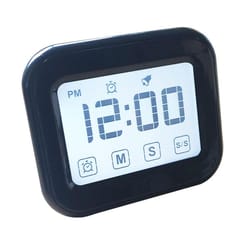 digital kitchen timer large lcd touch screen alarm clock with night light for cooking baking