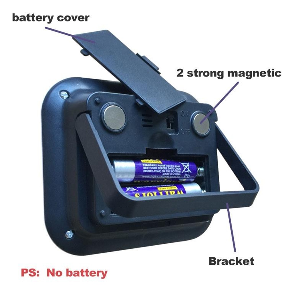 Digital Kitchen Timer Large LCD Touch Screen Alarm Clock with Night Light for Cooking Baking