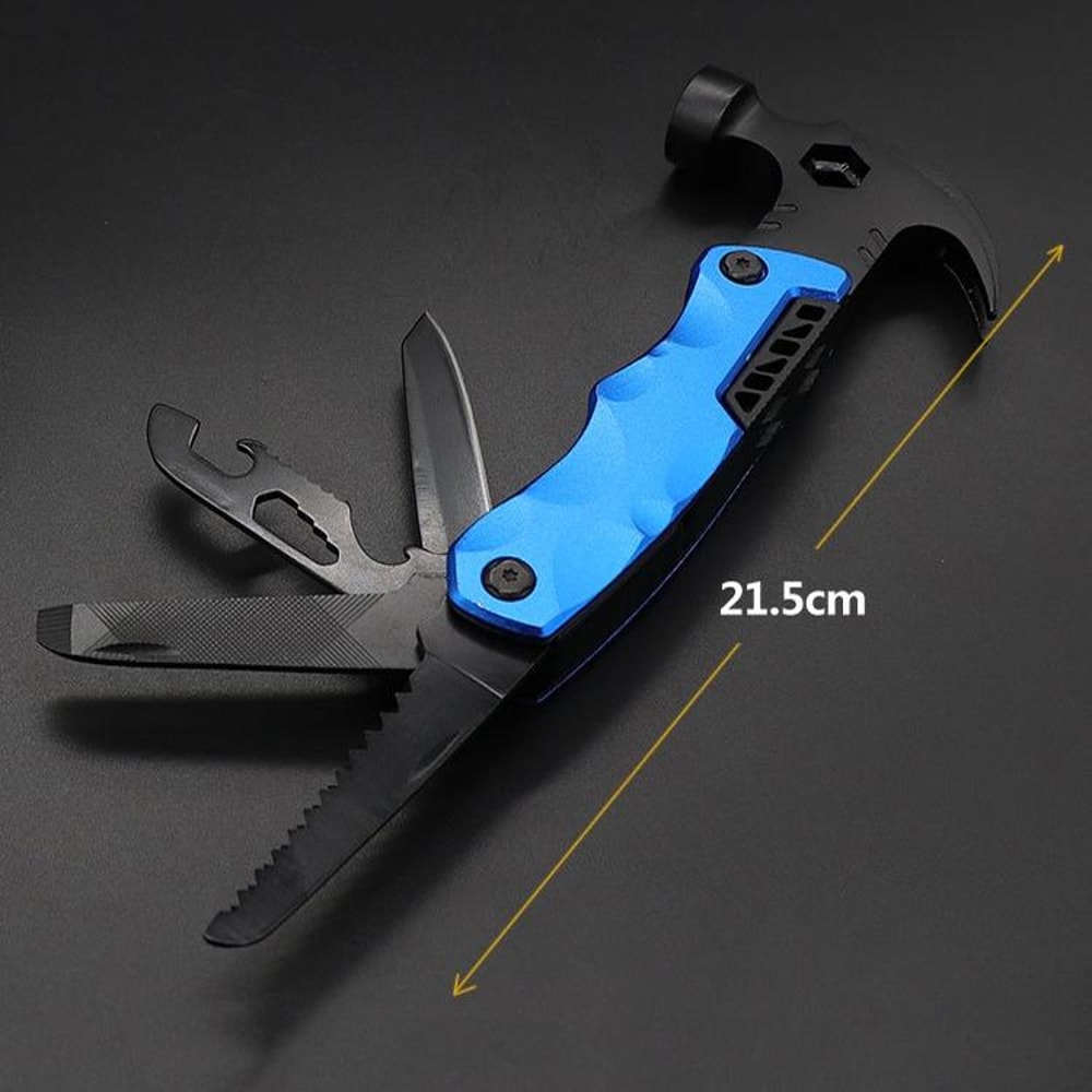 4 In 1 Foldable Survival Hammer Car Emergency Tool With Glass Breaker Outdoor Multi Tool 5