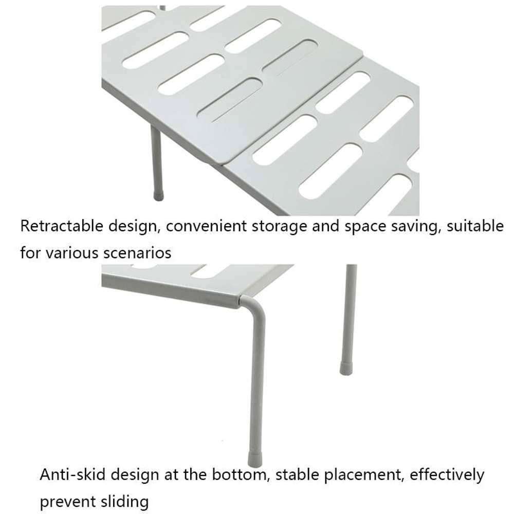 Retractable Multifunctional Kitchen Shelf Space Saving Storage Rack Organizer For Kitchen Counter C 6