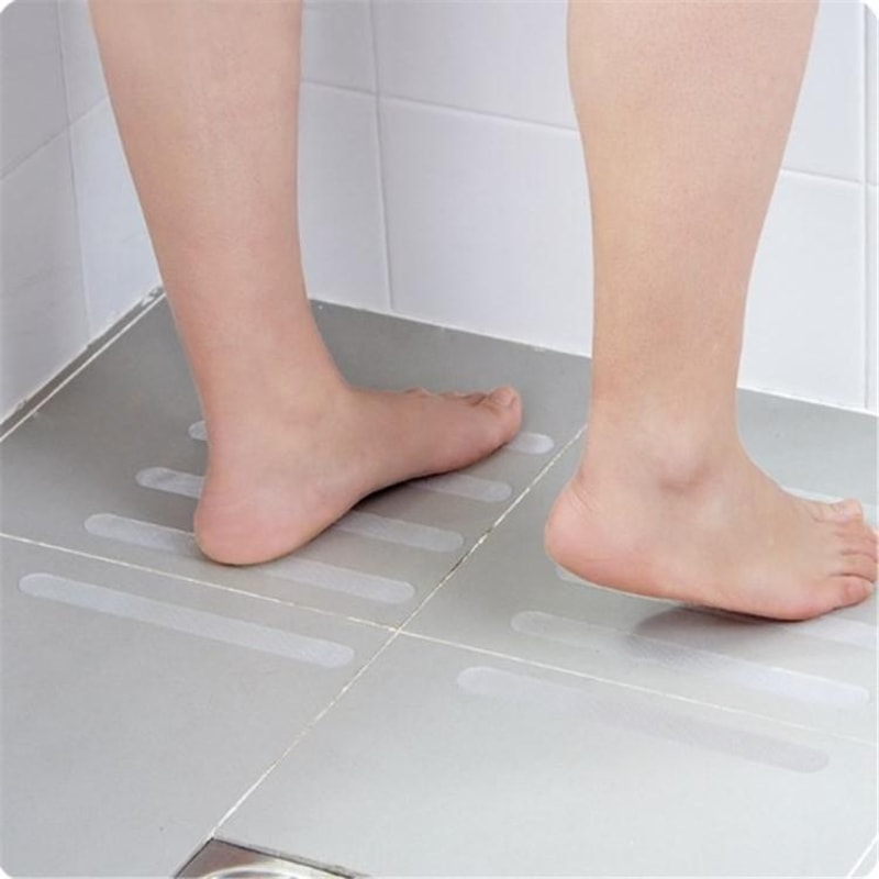 Transparent Non-Slip Tape for Stairs and Bathroom Safety Strips Waterproof Anti Slip Stickers for Shower Bathtub