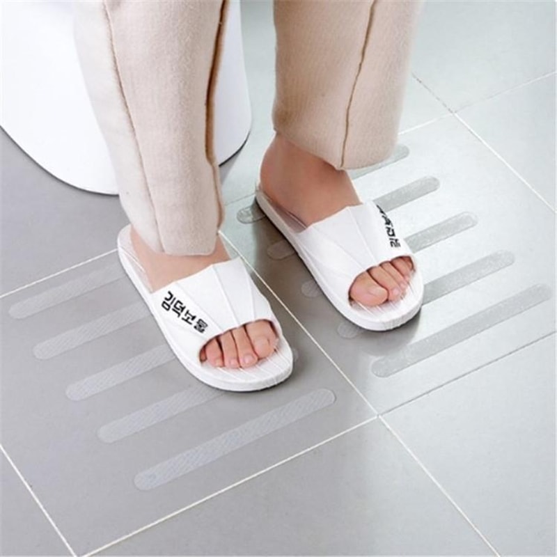 Transparent Non-Slip Tape for Stairs and Bathroom Safety Strips Waterproof Anti Slip Stickers for Shower Bathtub