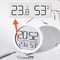 Smart Digital Thermometer Hygrometer Clock With Magnetic Mount LED Display For Home Office 4
