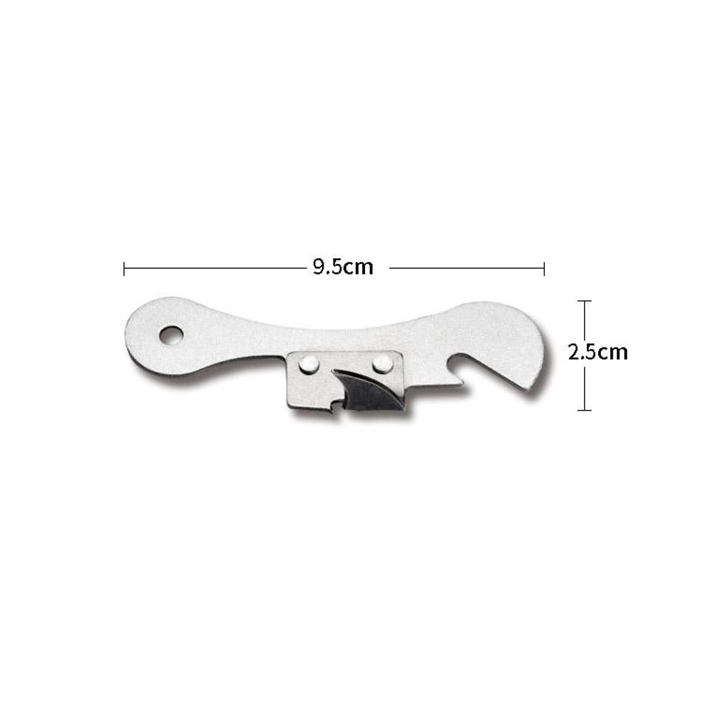 Stainless Steel Bottle Opener Can Opener Multifunctional Kitchen Tool Durable Kitchen Gadget