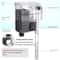 Wall Mounted Aquarium Filter Waterfall Pump Silent Fish Tank Oxygenator 4