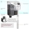 Wall Mounted Aquarium Filter Waterfall Pump Silent Fish Tank Oxygenator 4