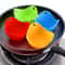 Silicone Egg Cooker Steamer Mold NonStick Egg Poacher Tray For Healthy Breakfast Kitchen Baking 7