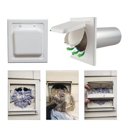 dual door magnetic dryer vent cover outdoor no pest exhaust vent protector