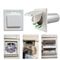 Dual Door Magnetic Dryer Vent Cover Outdoor No Pest Exhaust Vent Protector