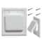 Dual Door Magnetic Dryer Vent Cover Outdoor No Pest Exhaust Vent Protector