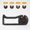 Rotating Knife Sharpener for Kitchen Knives Scissors and Serrated Blades Coarse Medium Fine Sharpening Tool