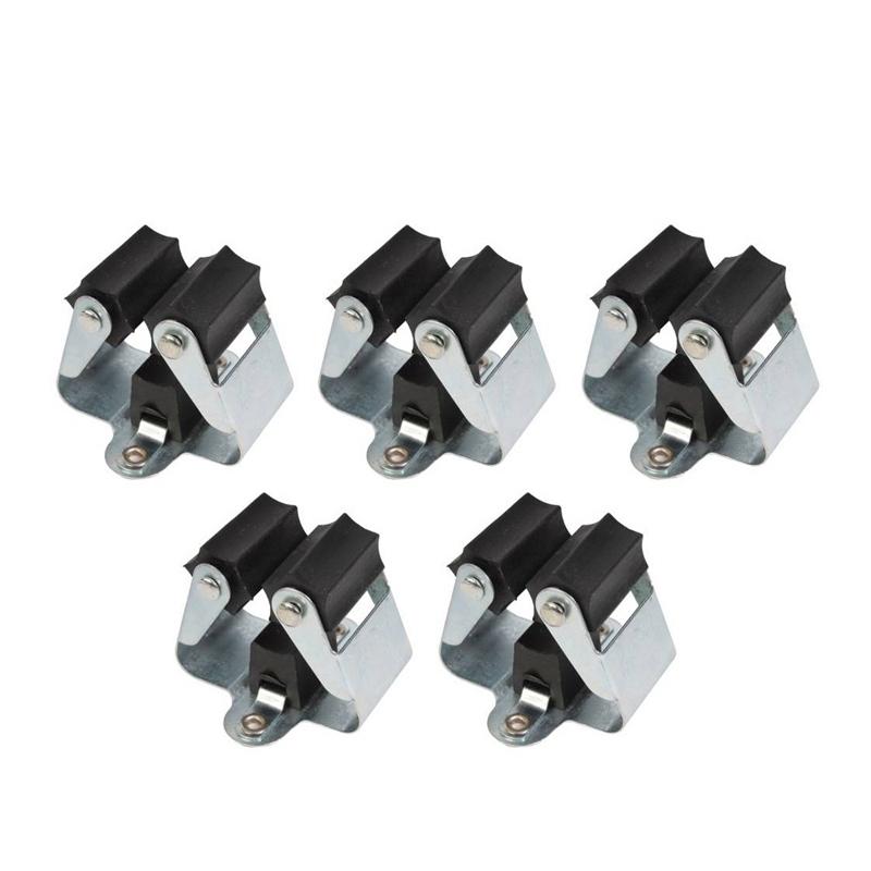 Wall Mounted Perforated Kitchen Tool Holder Rack Broom Mop Organizer HILDA Storage Rack