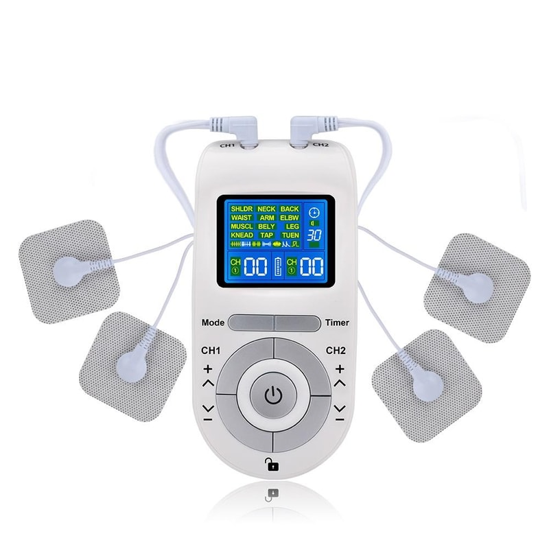 12 Mode TENS Machine for Pain Relief Portable EMS Pulse Therapy Massager