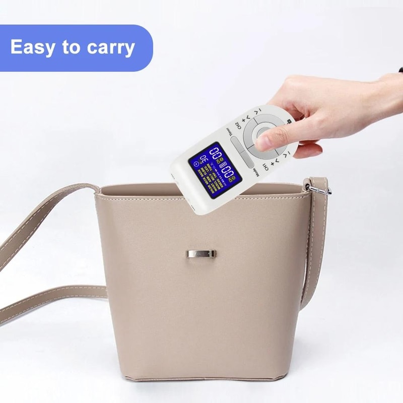12 Mode TENS Machine for Pain Relief Portable EMS Pulse Therapy Massager
